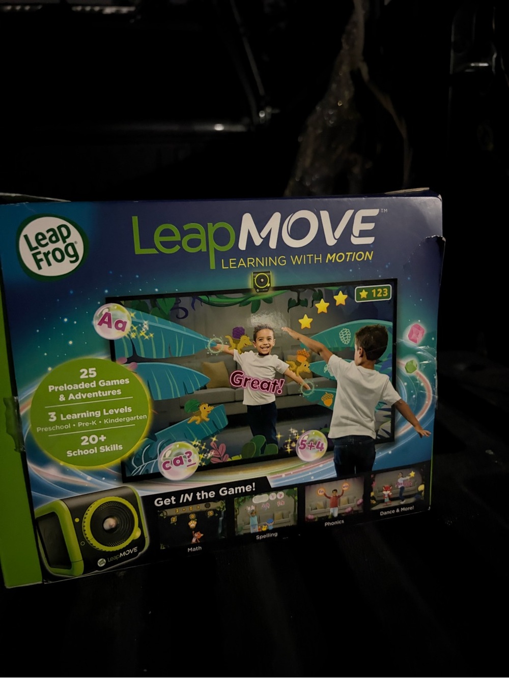 LeapMOVE Learning with Motion Interactive Game - Blue/Green